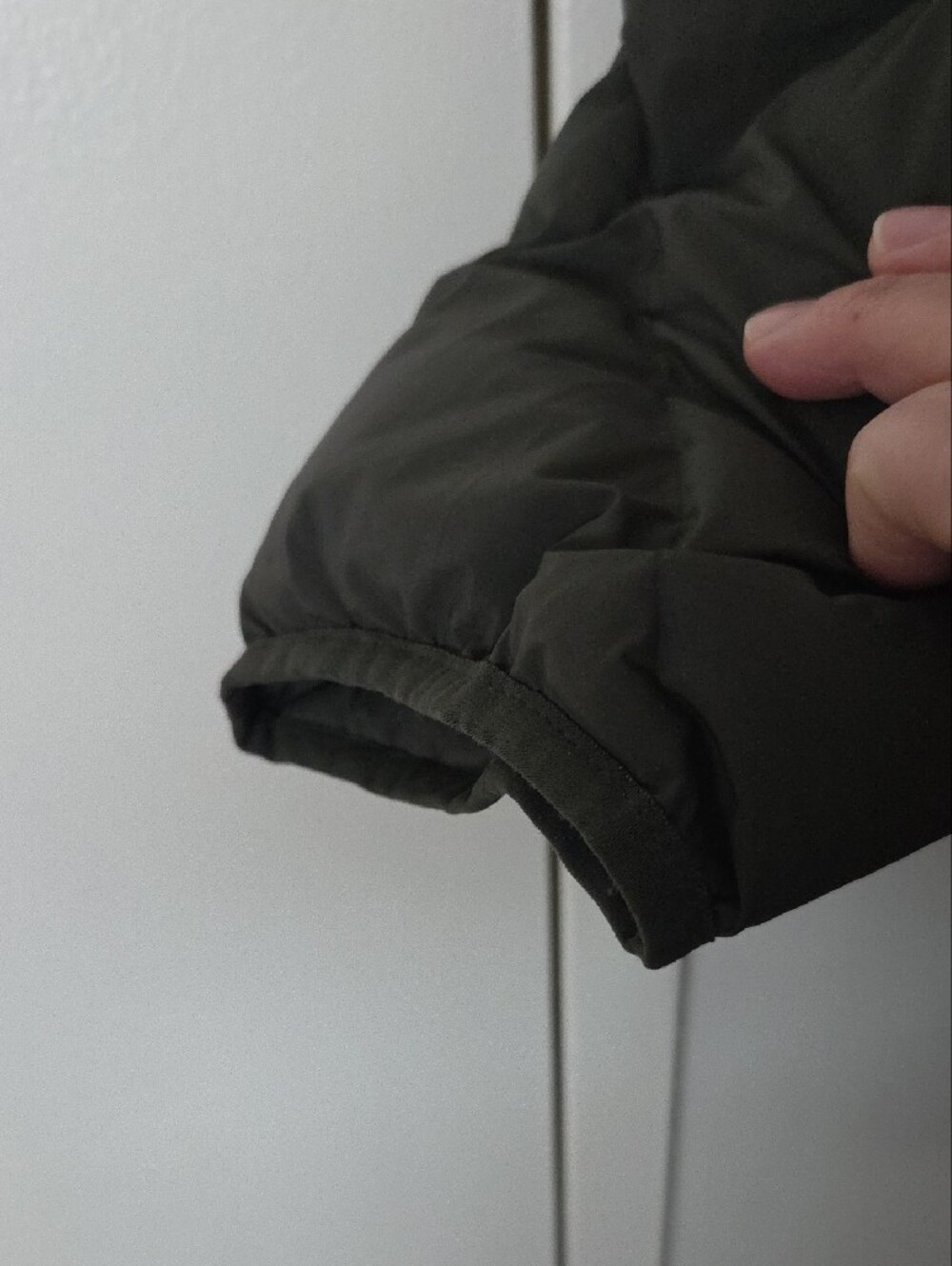 Reitmans Dark Green Gray Hooded Quilted Puffer Coat 3X - Picture 4 of 9